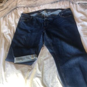 Old navy skinny boyfriend cropped jean